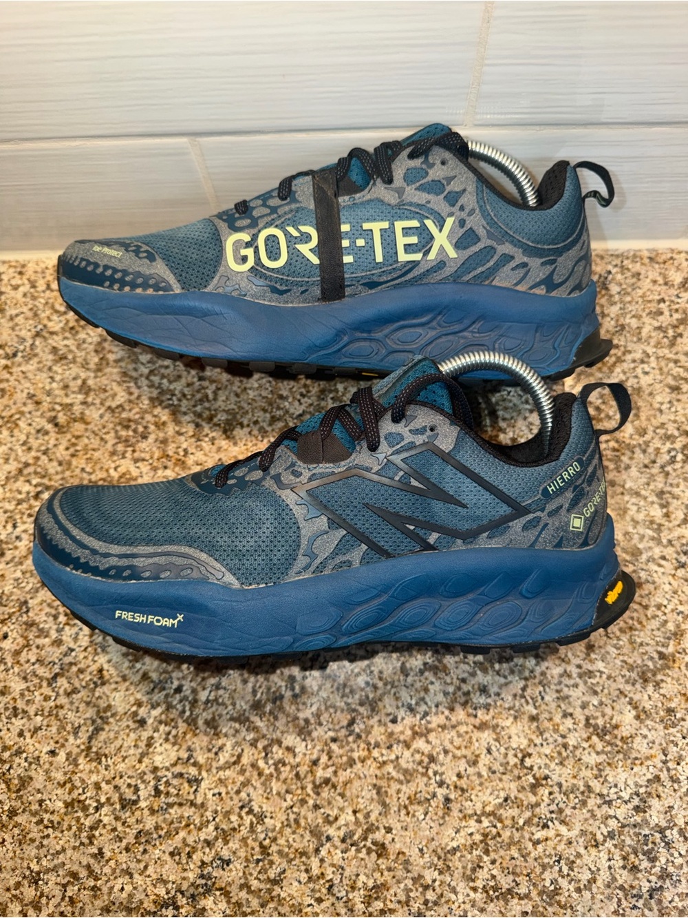 New Balance Men’s Blue Gore-Tex Fresh Foam Trail Shoes